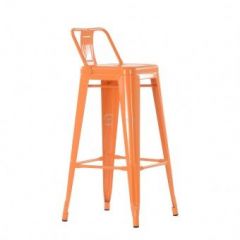 Барный стул Barneo N-242 Tolix Style 2003 Оранжевый в Серове - serov.mebel24.online | фото