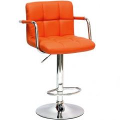 Барный стул Barneo N-69 Kruger Arm Оранжевый в Серове - serov.mebel24.online | фото