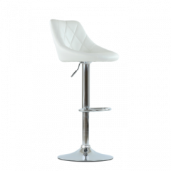 Барный стул Barneo N-83 Comfort (Комфорт) белый в Серове - serov.mebel24.online | фото