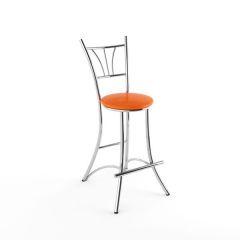 Барный стул Трилогия оранжевый-843 в Серове - serov.mebel24.online | фото