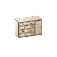 Детская Карина композиция 8 (Гикори Джексон светлый) в Серове - serov.mebel24.online | фото 9