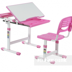 Комплект парта + стул трансформеры Cantare Pink в Серове - serov.mebel24.online | фото
