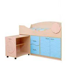 Набор мебели для детской Юниор -12.2 (700*1860) МДФ матовый в Серове - serov.mebel24.online | фото 4