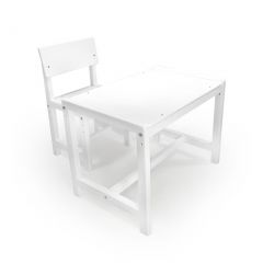Детский растущий комплект стол и стул Я САМ "Лофт" (Белый, Белый) в Серове - serov.mebel24.online | фото 1