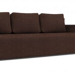 Диван Алиса 4 Shaggy CHOCOLATE - Teos Dark Brown в Серове - serov.mebel24.online | фото