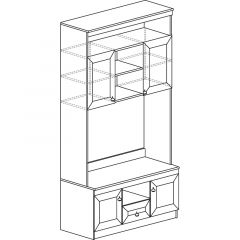 Гостиная Инна 1 Денвер светлый в Серове - serov.mebel24.online | фото 10