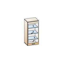 Гостиная Камелия Композиция 8 (Гикори Джексон темный) в Серове - serov.mebel24.online | фото 2