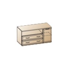 Гостиная Карина Композиция 18 (Снежный ясень) в Серове - serov.mebel24.online | фото 7