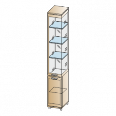 Гостиная Мелисса Композиция 11 (Гикори Джексон светлый) в Серове - serov.mebel24.online | фото 3