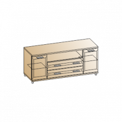 Гостиная Мелисса Композиция 2 (Гикори Джексон светлый) в Серове - serov.mebel24.online | фото 4