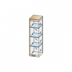 Гостиная Мелисса Композиция 8 (Гикори Джексон светлый) в Серове - serov.mebel24.online | фото 3