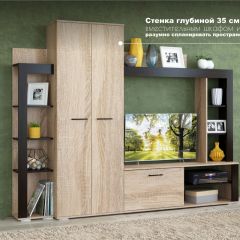 Гостиная Торонто Дуб сонома/Венге в Серове - serov.mebel24.online | фото