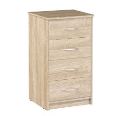 Комод 480 с 4-ящиками (Дуб сонома светлый) в Серове - serov.mebel24.online | фото