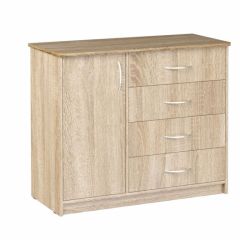 Комод Фиеста (Дуб сонома светлый) Эко в Серове - serov.mebel24.online | фото