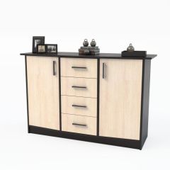 Комод К-2.1 (Венге/Дуб молочный) в Серове - serov.mebel24.online | фото