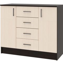 СОФИЯ Комод К1000 2Д (венге/дуб белфорт) в Серове - serov.mebel24.online | фото