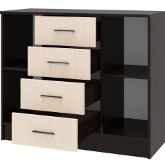 СОФИЯ Комод К1000 2Д (венге/дуб белфорт) в Серове - serov.mebel24.online | фото 2