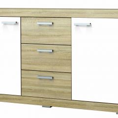 СОНАТА КС-1500 Комод (Дуб сонома/Белый глянец) в Серове - serov.mebel24.online | фото