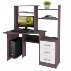 Компьютерный стол №16 (Анкор темныйанкор темный) в Серове - serov.mebel24.online | фото 2