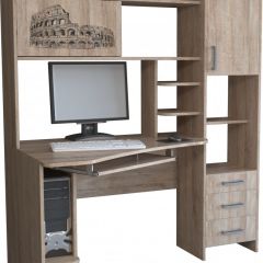 Компьютерный стол КЛ №6.0 левый (Дуб баррик) в Серове - serov.mebel24.online | фото