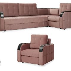 Комплект мягкой мебели Остин HB-178-18 (Велюр) Угловой + 1 кресло в Серове - serov.mebel24.online | фото