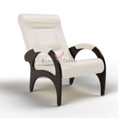 Кресло для отдыха Римини 19-К-КР (экокожа/венге) КРЕМ в Серове - serov.mebel24.online | фото