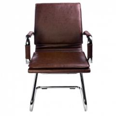 Кресло для посетителя Бюрократ CH-993-Low-V/Brown коричневый в Серове - serov.mebel24.online | фото 4