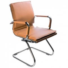 Кресло для посетителя Бюрократ CH-993-Low-V/Camel светло-коричневый в Серове - serov.mebel24.online | фото 1