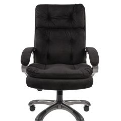 Кресло для руководителя  CHAIRMAN 442 (ткань черная) в Серове - serov.mebel24.online | фото