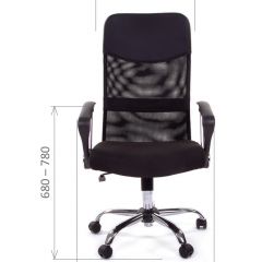 Кресло для руководителя CHAIRMAN 610 N (15-21 черный/сетка оранжевый) в Серове - serov.mebel24.online | фото 2