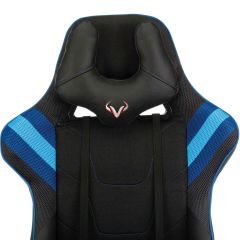 Кресло игровое Бюрократ VIKING 4 AERO BLUE черный/синий в Серове - serov.mebel24.online | фото 6