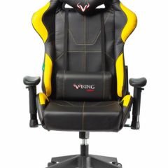 Кресло игровое Бюрократ VIKING 5 AERO YELLOW черный/желтый в Серове - serov.mebel24.online | фото 3