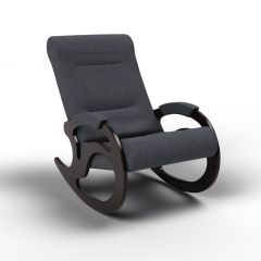 Кресло-качалка Вилла 11-Т-ГР (тканьвенге) ГРАФИТ в Серове - serov.mebel24.online | фото 1