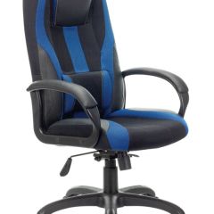 Кресло компьютерное BRABIX PREMIUM "Rapid GM-102" (экокожа/ткань, черное/синее) 532106 в Серове - serov.mebel24.online | фото 1