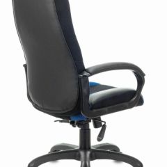 Кресло компьютерное BRABIX PREMIUM "Rapid GM-102" (экокожа/ткань, черное/синее) 532106 в Серове - serov.mebel24.online | фото 4