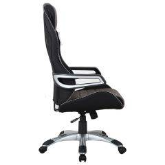 Кресло компьютерное BRABIX Techno GM-002 (ткань) черное/серое, вставки белые (531815) в Серове - serov.mebel24.online | фото 4