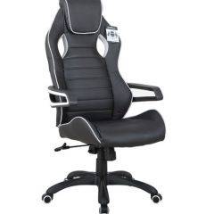 Кресло компьютерное BRABIX Techno Pro GM-003 (экокожа черное/серое, вставки серые) 531814 в Серове - serov.mebel24.online | фото 2