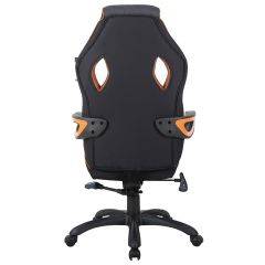 Кресло компьютерное BRABIX Techno Pro GM-003 (ткань черное/серое, вставки оранжевые) 531813 в Серове - serov.mebel24.online | фото 5