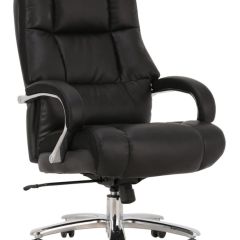 Кресло офисное BRABIX PREMIUM "Bomer HD-007" (рециклированная кожа, хром, черное) 531939 в Серове - serov.mebel24.online | фото
