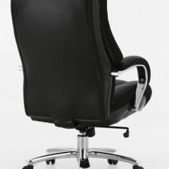 Кресло офисное BRABIX PREMIUM "Bomer HD-007" (рециклированная кожа, хром, черное) 531939 в Серове - serov.mebel24.online | фото 4