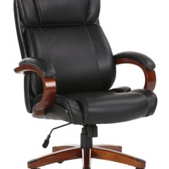 Кресло офисное BRABIX PREMIUM "Magnum EX-701" (дерево, рециклированная кожа, черное) 531827 в Серове - serov.mebel24.online | фото