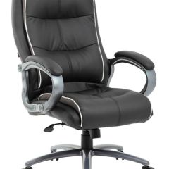Кресло офисное BRABIX PREMIUM "Strong HD-009" (экокожа черная, ткань серая) 531945 в Серове - serov.mebel24.online | фото 1