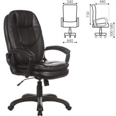 Кресло офисное BRABIX PREMIUM "Trend EX-568" (экокожа, черное) 532100 в Серове - serov.mebel24.online | фото 2