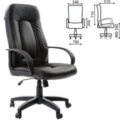 Кресло офисное BRABIX "Strike EX-525" (экокожа черная) 531382 в Серове - serov.mebel24.online | фото 2
