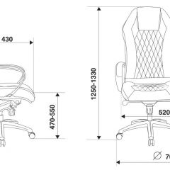 Кресло руководителя Бюрократ _AURA/BROWN коричневый в Серове - serov.mebel24.online | фото 4