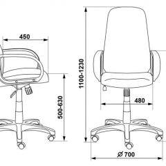 Кресло руководителя Бюрократ CH-808AXSN/LBL+TW-11 черный в Серове - serov.mebel24.online | фото 3