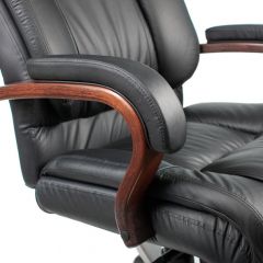 Кресло руководителя Бюрократ T-9925WALNUT/BLACK в Серове - serov.mebel24.online | фото 4