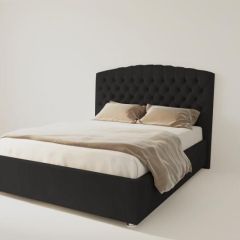 Кровать Берлин без основания 1600 (экокожа кольт ч) в Серове - serov.mebel24.online | фото