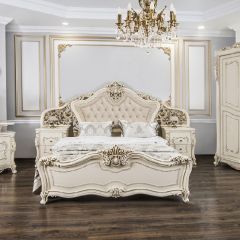 Кровать 1800 Джоконда (крем) в Серове - serov.mebel24.online | фото 6