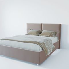 Кровать Корсика с ПМ 1200 (велюр серый) в Серове - serov.mebel24.online | фото 2